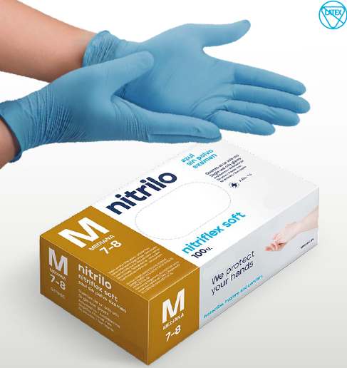 Gants Nitrile sans poudre